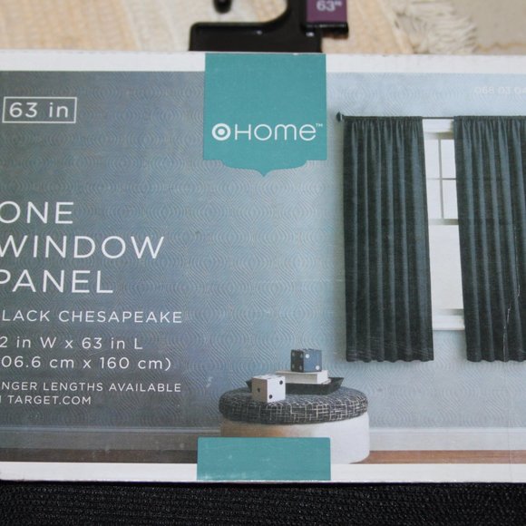 Target Home Accents Target Home Curtains Window Panel Black